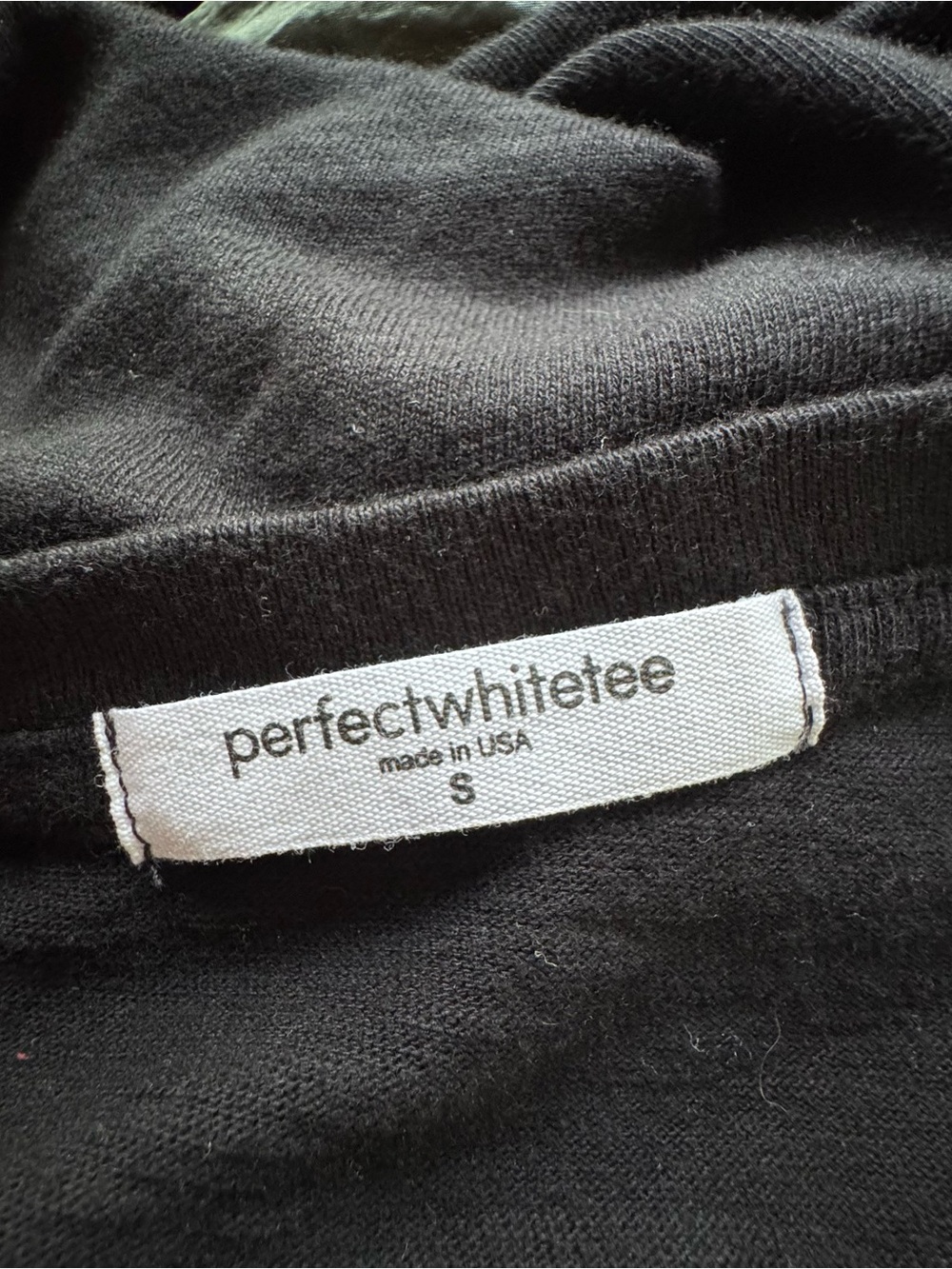 PerfectWhiteTee Black T Shirt Dress Womens S - Picture 5 of 6